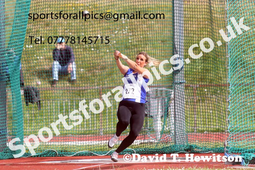Senior womens hammer, 2022 Northern Senior and Under-20 Champs., Wavertree Athletics Centre, Liverpool. Photo: David T. Hewitson/Sports for All Pics